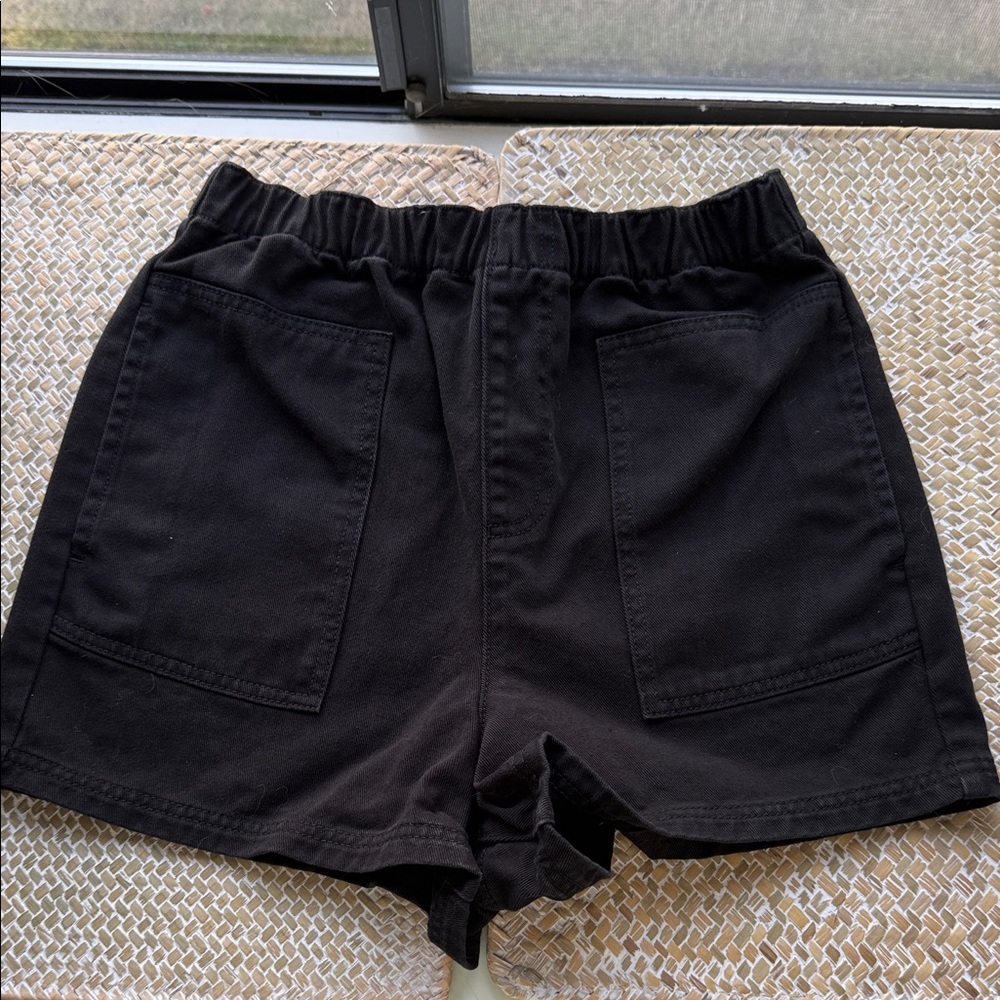 O'Neill High Waist Black Women's Shorts Small